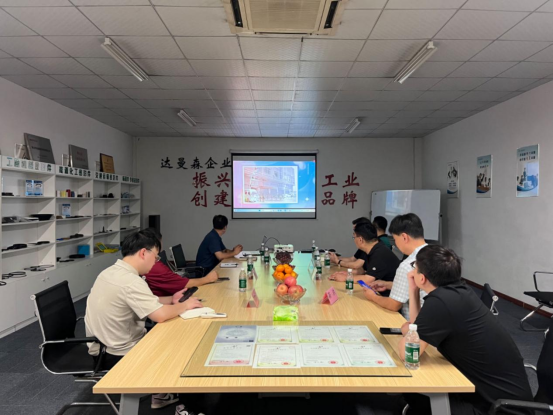 赵新文主委莅临达曼森密封调研座谈活动